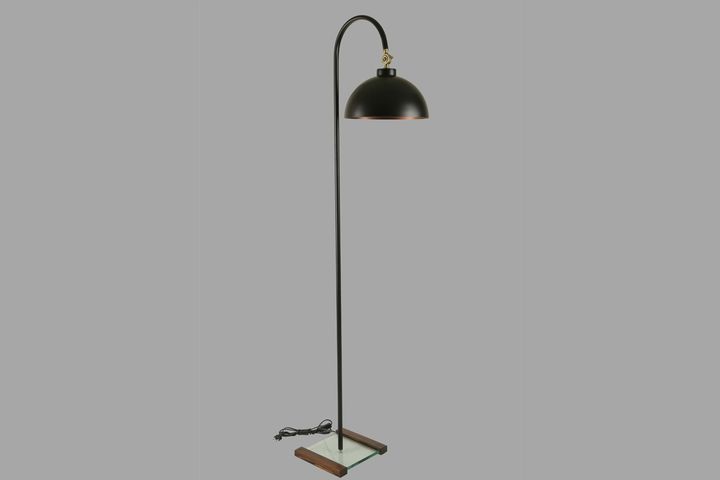 Marcella Retro Vloerlamp, Zwart