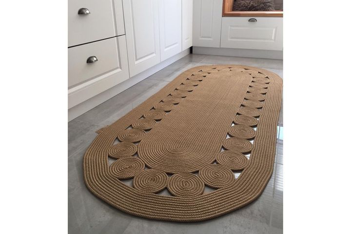 Milda Jute Tapijt, 80x150 cm, Bruin