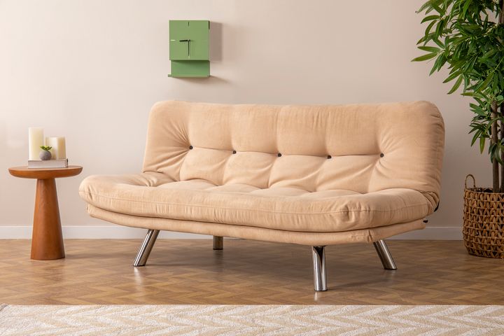 Hippo 3-Zitsbank, Creme
