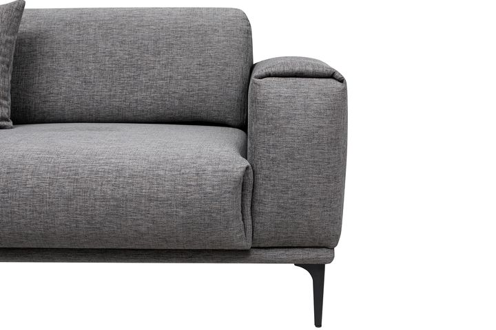 Softy Three Seater Sofa Bed, Grey Ash