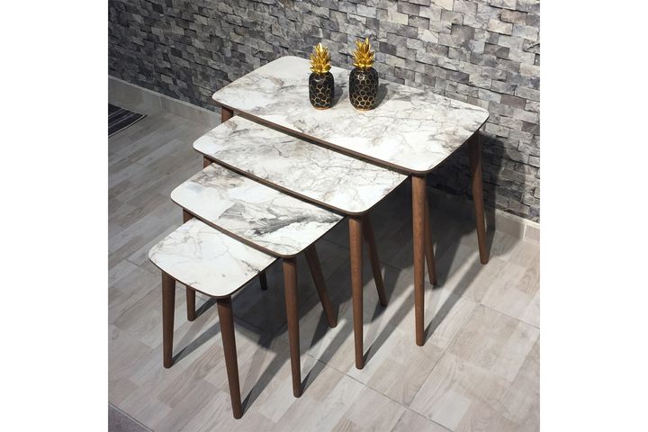 Lucy Zettafel Set, 4-delig, Wit