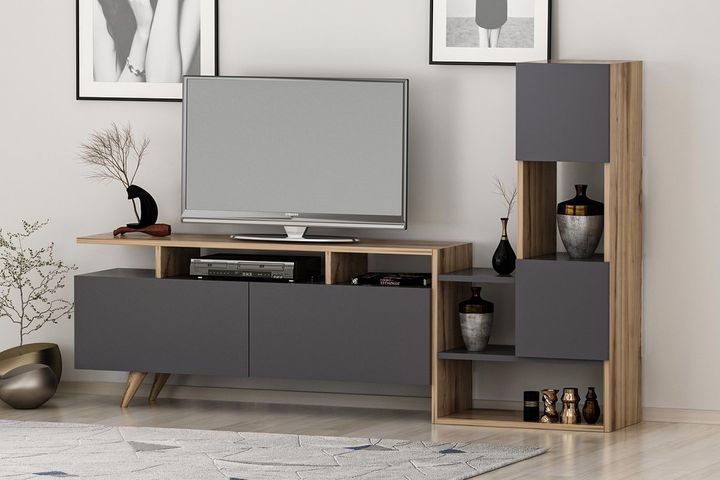 Tower TV-Meubel, Wit