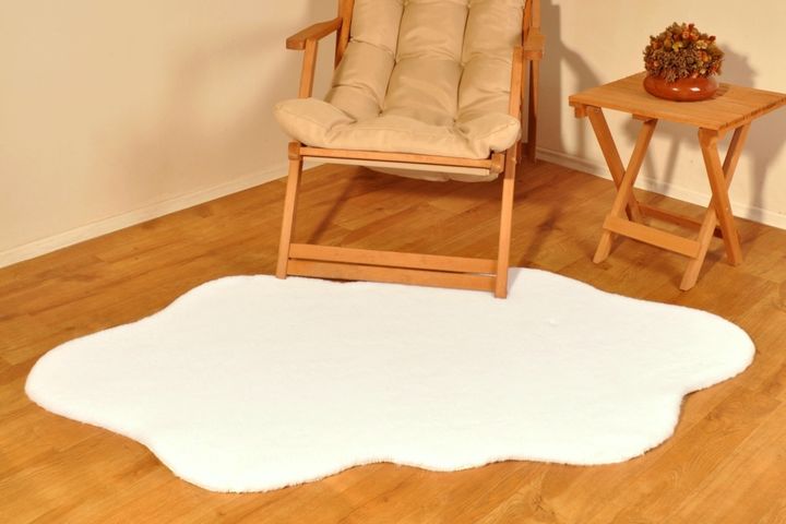 Tappeto Rex Bonttapijt, 80x150 cm, Wit