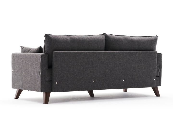 Bella Soft Slaapbank, Antraciet