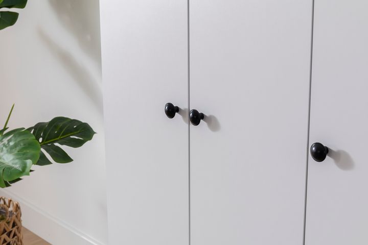 Metalia Deluxe Kledingkast met 3 Deuren en 2 Lades