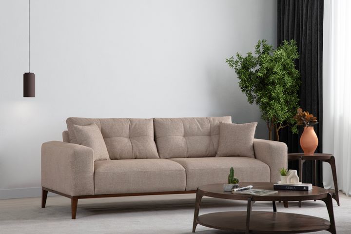 Sinor 3-Zitsbank, Beige