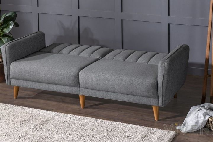 Aqua 3-Sitzer Sofa, Dunkelgrau