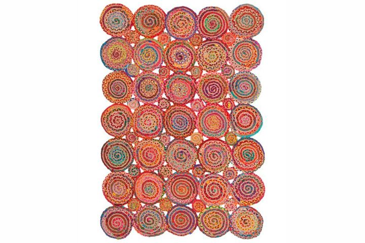 Cocoon Jute-Teppich, 90x150 cm, Orange