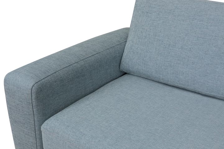 Merlin Mini Corner Sofa, Sky Blue
