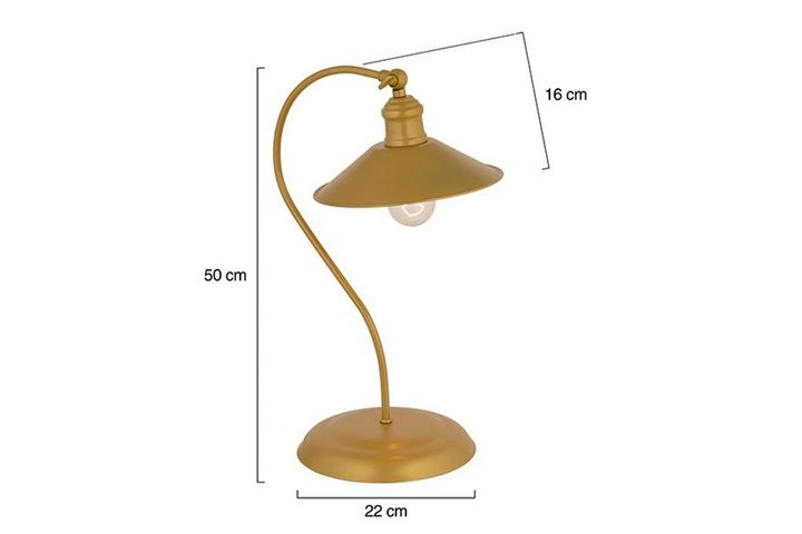 Vaud Tafellamp, Goud