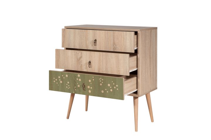 City Dino Chest of Drawers, Oak