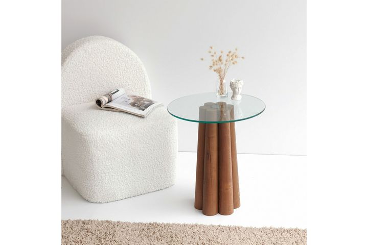 Pieneta Side Table, Walnut