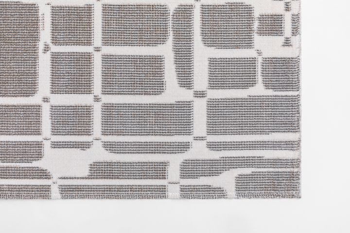 Nishi Machinetapijt, 80x150 cm, Grijs