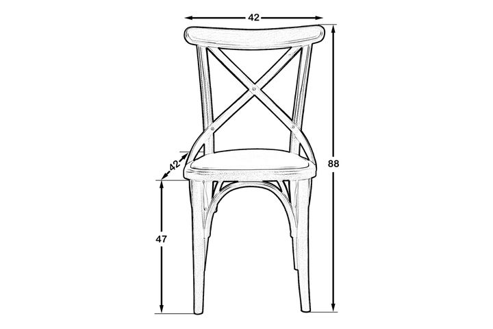 Thonet Stoel, Zwart