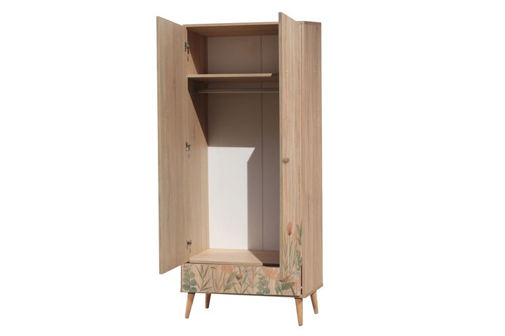 City Tulip Kledingkast met 2 Deuren