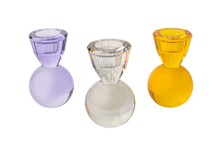 Moena Sparkle Kandelaar, Paars