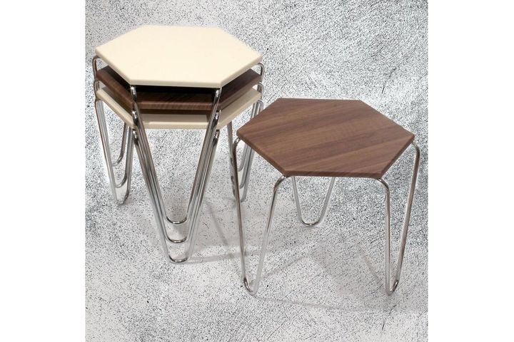 Midi Pyramide Zettafelset, Walnoot & Creme