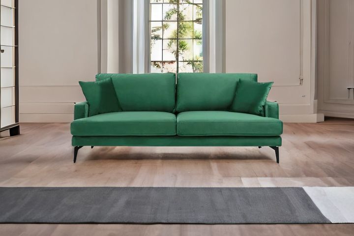 Matilda 3-Sitzer Sofa, Grün