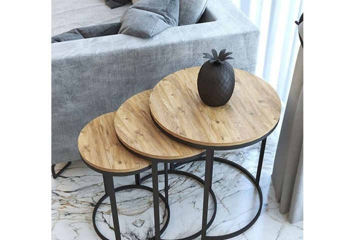 Tubihome Bijzettafelset, Rond