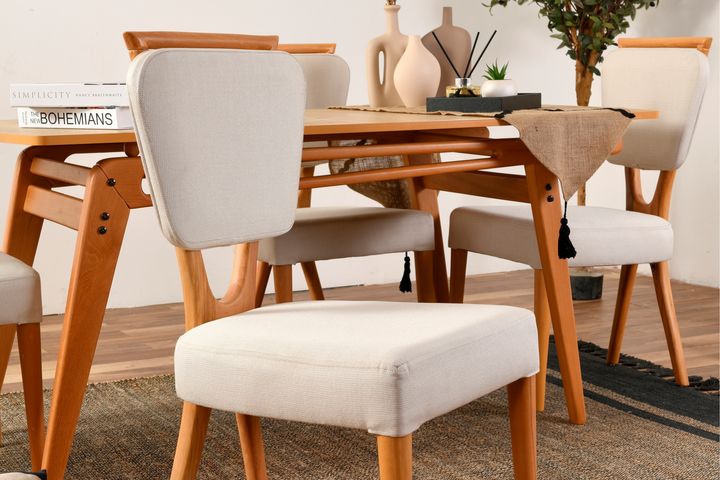 Palace Scandinavische Stoel, Crème