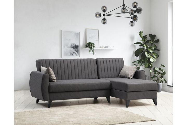 Alcoon Hoekbank en Fauteuil, Donkergrijs