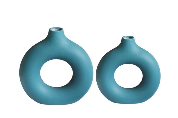 Ring Vazen Set, 2-delig, Turkoois