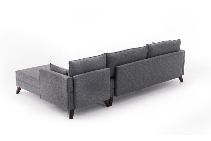 Bella Soft Hoekbank Links, Grijs