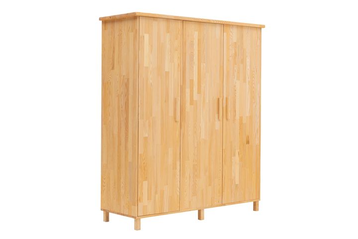 Ranch Houten Kledingkast met 3 Deuren