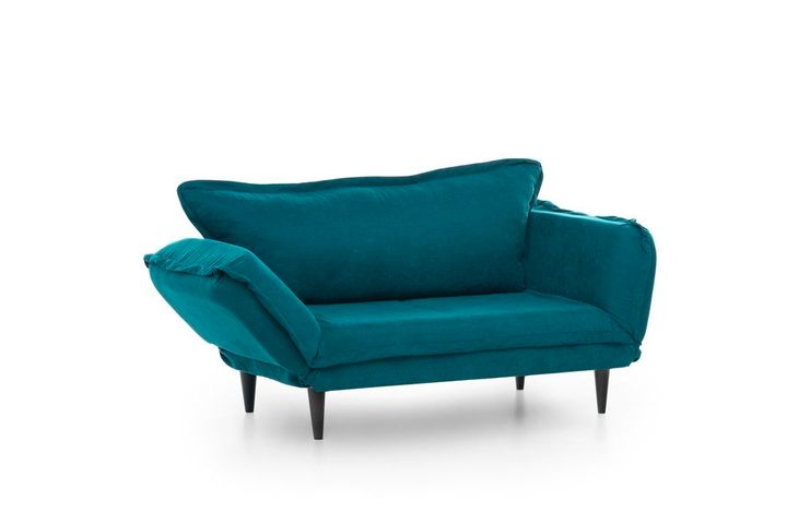 Futon Vino 2-Zitsbank, Groenblauw
