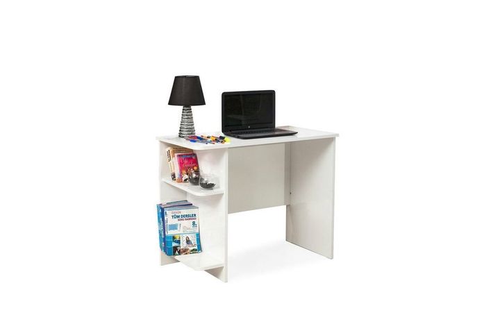 Summer Stapelbed met Bureau, 90x190 cm, Wit
