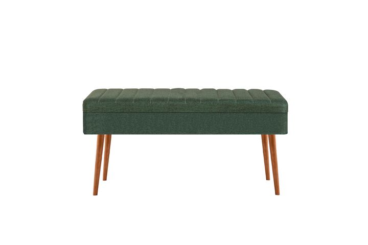 Vina Opbergbank Gestoffeerd, Pijnboom & Groen