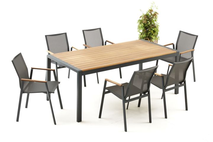 Daisy Tuinset, 6 Zits, Antraciet