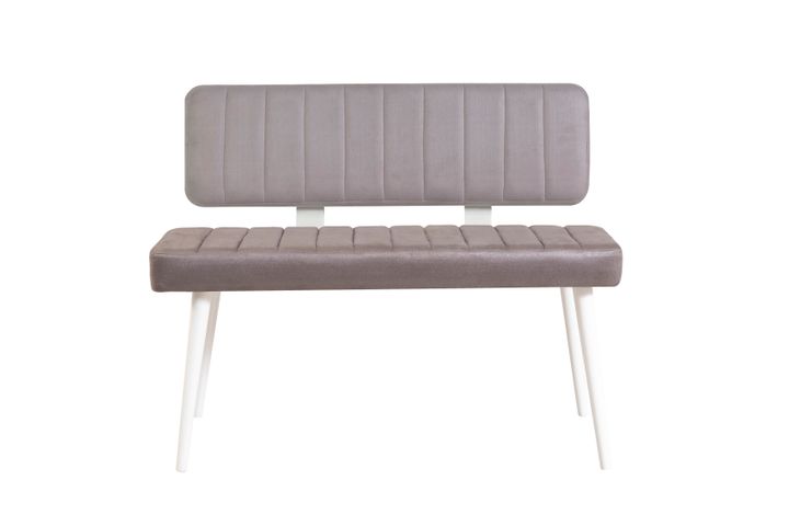 Stormi Zitsbank, Grijs & Wit