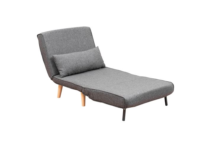 Pafu Folde Opklapbare Fauteuil, Donkergrijs