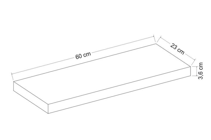 Medway Wandrek, 60 cm, Zwart