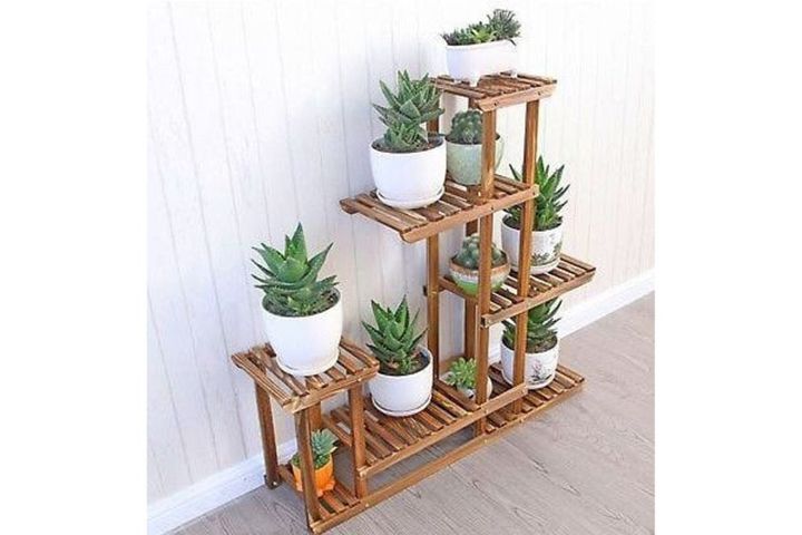 Theodore Flower Stand, Walnut