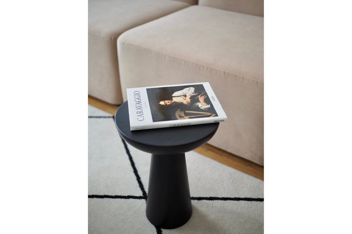 Tucas Home Mushroom Bijzettafel, 40 cm, Zwart