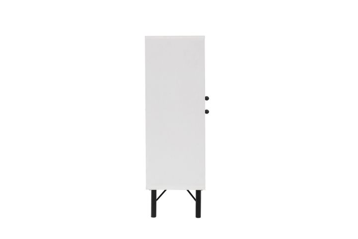 Dot Hallway Storage Cabinet, White & Multi