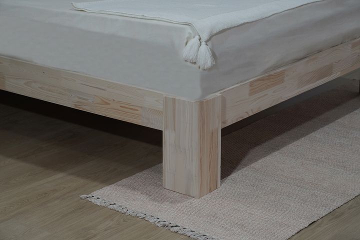 Berlin King Size Bed, 150 x 200 cm, Natural