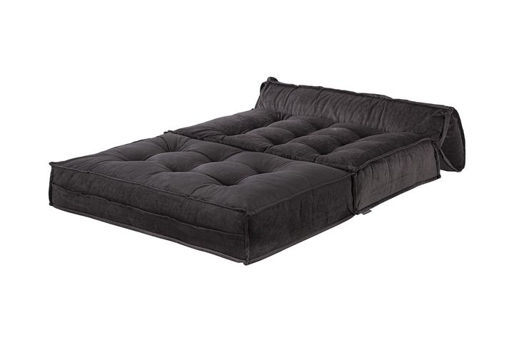 Mocca Opklapbare Slaapbank, Rookgrijs