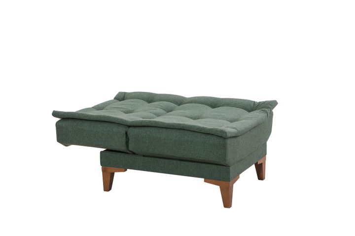 Kelly Fauteuil In Linnen Stof, Groen