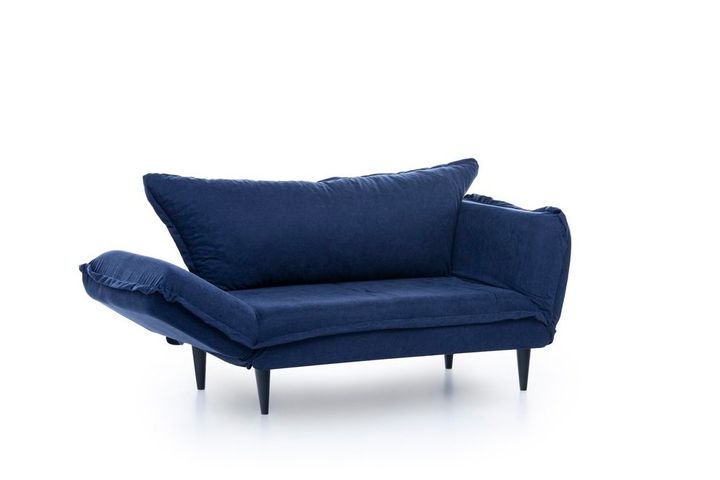 Futon Vino 2-Zitsbank, Donkerblauw