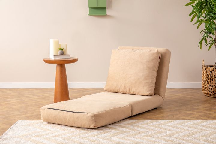 Pafu Taida Opklapbare Fauteuil, Creme