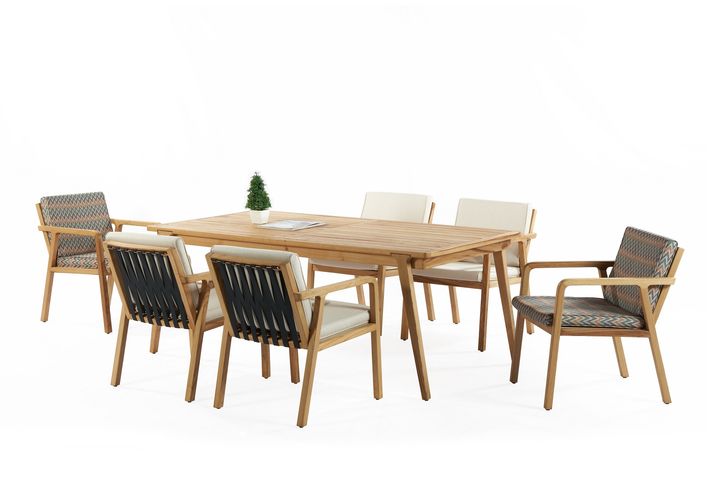 Clark Garden Furniture Set, Beige