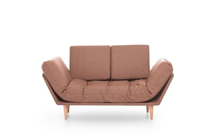 Futon Nina 2-Zitsbank, Lichtbruin