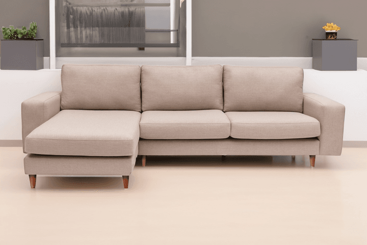 Merlin Mini Corner Sofa, Beige Sand