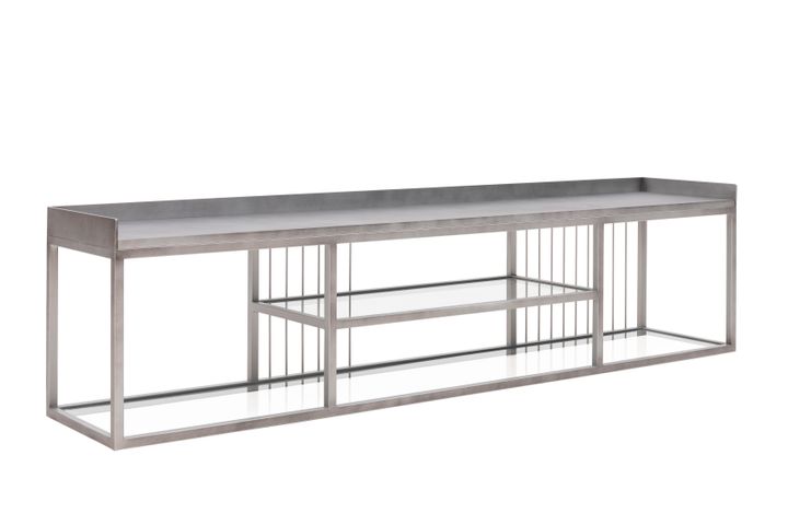 Lola Tv-Meubel, Zilver, 180 Cm