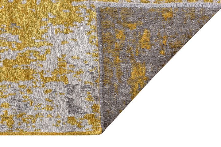 Moretti Dubbelzijdig Tapijt, 77x300 cm, Geel