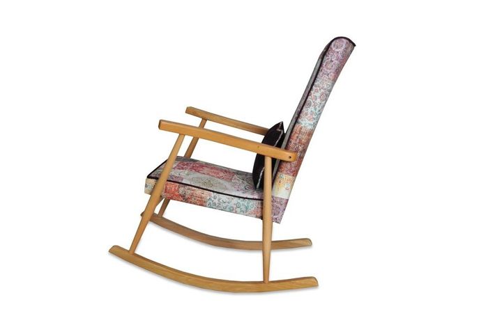 Asedia Trend Authentieke Schommelstoel, Natuurlijke Kleur