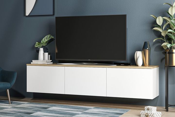 Neon TV Unit, 160 cm, White